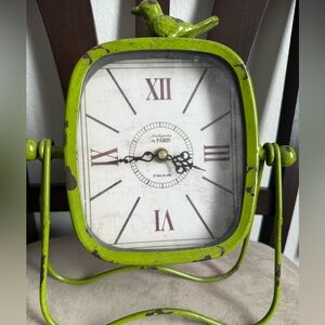 Vintage Green Wall Clock